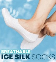 Breathable Ice Silk Socks (Buy 2)