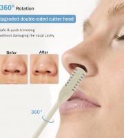 Double Head 360° Rotating Nose Hair Cut Trimmer for Women and Men (8pcs Set)
